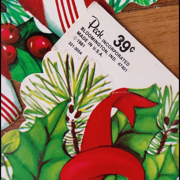 Vintage peck Christmas cutouts 1980s - Picture 4 of 8